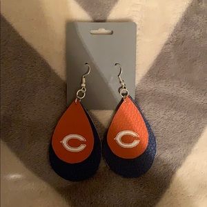 Chicago bears earrings